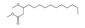 methyl 3-methoxytetradecanoate结构式