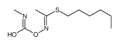 hexyl N-(methylcarbamoyloxy)ethanimidothioate结构式