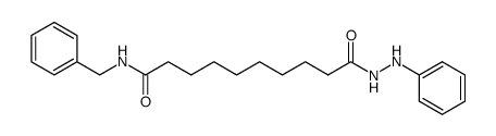 9-(N'-Phenyl-hydrazinocarbonyl)-nonanoic acid benzylamide结构式