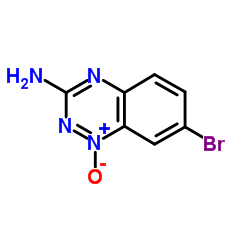 7-Bromo-1,2,4-benzotriazin-3-amine 1-oxide structure
