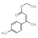 2-Butenoic acid,3-(4-methylphenyl)-, ethyl ester结构式
