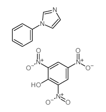 1-phenylimidazole; 2,4,6-trinitrophenol结构式