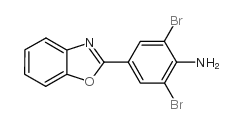 4-(1,3-benzoxazol-2-yl)-2,6-dibromoaniline structure