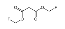 Malonic acid bis(fluoromethyl) ester Structure