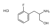2-amino-3-(2-fluorophenyl)propan-1-ol,hydrochloride Structure