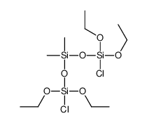 bis[[chloro(diethoxy)silyl]oxy]-dimethylsilane Structure
