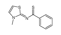 N-(3-methyl-1,3-thiazol-2-ylidene)benzenecarbothioamide Structure