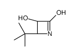 (3S,4R)-4-tert-butyl-3-hydroxyazetidin-2-one结构式