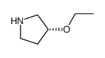 (R)-3-乙氧基吡咯烷结构式