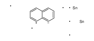 1,8-Bis(trimethylstannyl)naphthalene结构式
