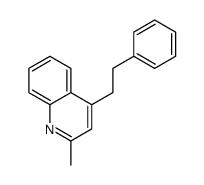 2-methyl-4-(2-phenylethyl)quinoline Structure