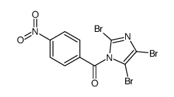 (4-nitrophenyl)-(2,4,5-tribromoimidazol-1-yl)methanone Structure