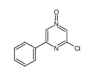 3-chloro-5-phenylpyrazine 1-oxide结构式