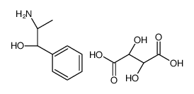PHENYLPROPANOLAMINE BITARTRATE (100 MG) (LIST CHEMICAL) Structure