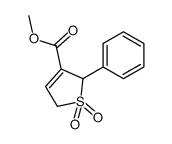 1,1-dioxo-2-phenyl-2,5-dihydro-1λ6-thiophene-3-carboxylic acid methyl ester结构式