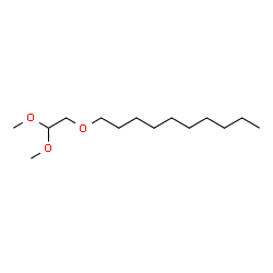 1-(2,2-Dimethoxyethoxy)decane结构式