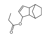 3A,4,5,6,7,7A-六氢化-4,7-亚甲基-1H-茚酚丙酸酯结构式