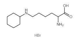 2-amino-6-(cyclohexylamino)hexanoic acid结构式