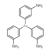 Benzenamine,3,3',3''-arsinidynetris- (9CI) Structure