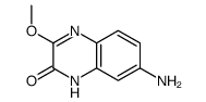 2(1H)-Quinoxalinone,7-amino-3-methoxy-(9CI) Structure