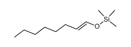 1-trimethylsiloxyoct-1-ene结构式