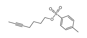 hept-5-yn-1-yl 4-methylbenzenesulfonate Structure