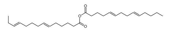 [(6E,11E)-tetradeca-6,11-dienoyl] (5E,9E)-tetradeca-5,9-dienoate Structure