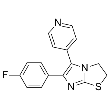 6-(4-氟苯基)-5-(4-吡啶基)-2,3-二氢咪唑并[2,1-B]-噻唑图片