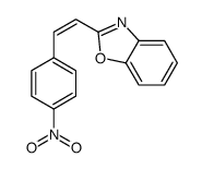 2-[2-(4-nitrophenyl)ethenyl]-1,3-benzoxazole结构式