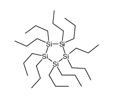 1,1,2,2,3,3,4,4,5,5-decapropylpentasilolane Structure