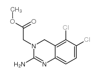 methyl 2-(2-amino-5,6-dichloro-4H-quinazolin-3-yl)acetate Structure
