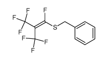1-benzylthioperfluoro-2-methyl-1-propene Structure