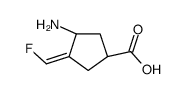 Cyclopentanecarboxylic acid, 3-amino-4-(fluoromethylene)-, (1S,3S,4E)- (9CI) structure