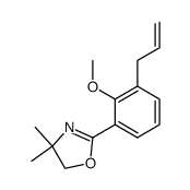 2-(3-allyl-2-methoxyphenyl)-4,4-dimethyl-4,5-dihydrooxazole Structure