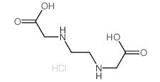 2-[2-(carboxymethylamino)ethylamino]acetic acid结构式