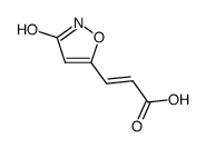 2-Propenoicacid,3-(2,3-dihydro-3-oxo-5-isoxazolyl)-,(E)-(9CI)结构式