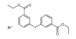 bis(3-ethoxycarbonylphenyl)iodanium,bromide结构式