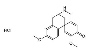 3H-7,12b-Methanodibenz(c,e)azocin-3-one, 5,6,7,8-tetrahydro-2,10-dimet hoxy-, hydrochloride, (+-)- picture