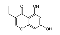 3-ethyl-5,7-dihydroxychromen-4-one Structure