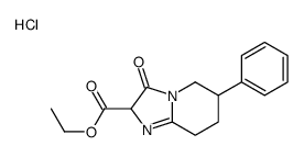 ethyl 3-oxo-6-phenyl-5,6,7,8-tetrahydro-2H-imidazo[1,2-a]pyridine-2-carboxylate,hydrochloride Structure