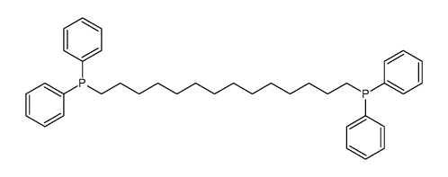 14-diphenylphosphanyltetradecyl(diphenyl)phosphane Structure
