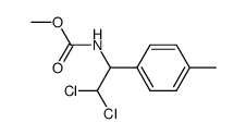 methyl (2,2-dichloro-1-(p-tolyl)ethyl)carbamate结构式