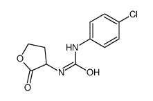 1-(p-Chlorophenyl)-3-(2-oxotetrahydro-3-furyl)urea结构式