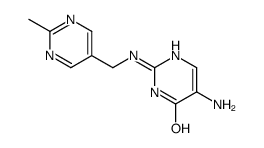 5-amino-2-[(2-methylpyrimidin-5-yl)methylamino]-1H-pyrimidin-6-one结构式