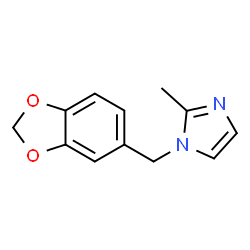1H-Imidazole,1-(1,3-benzodioxol-5-ylmethyl)-2-methyl-(9CI) structure