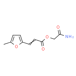 2-Propenoicacid,3-(5-methyl-2-furanyl)-,2-amino-2-oxoethylester(9CI)结构式