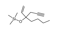 trimethyl((4-vinyloct-1-yn-4-yl)oxy)silane结构式