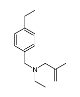Benzenemethanamine, N,4-diethyl-N-(2-methyl-2-propenyl)- (9CI) structure