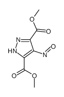 dimethyl 4-nitroso-1H-pyrazole-3,5-dicarboxylate结构式