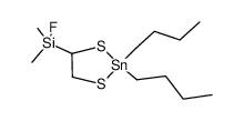 (2,2-dibutyl-1,3,2-dithiastannolan-4-yl)fluorodimethylsilane Structure